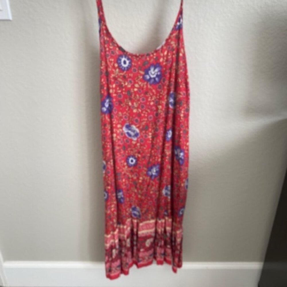 Red Floral Sundress